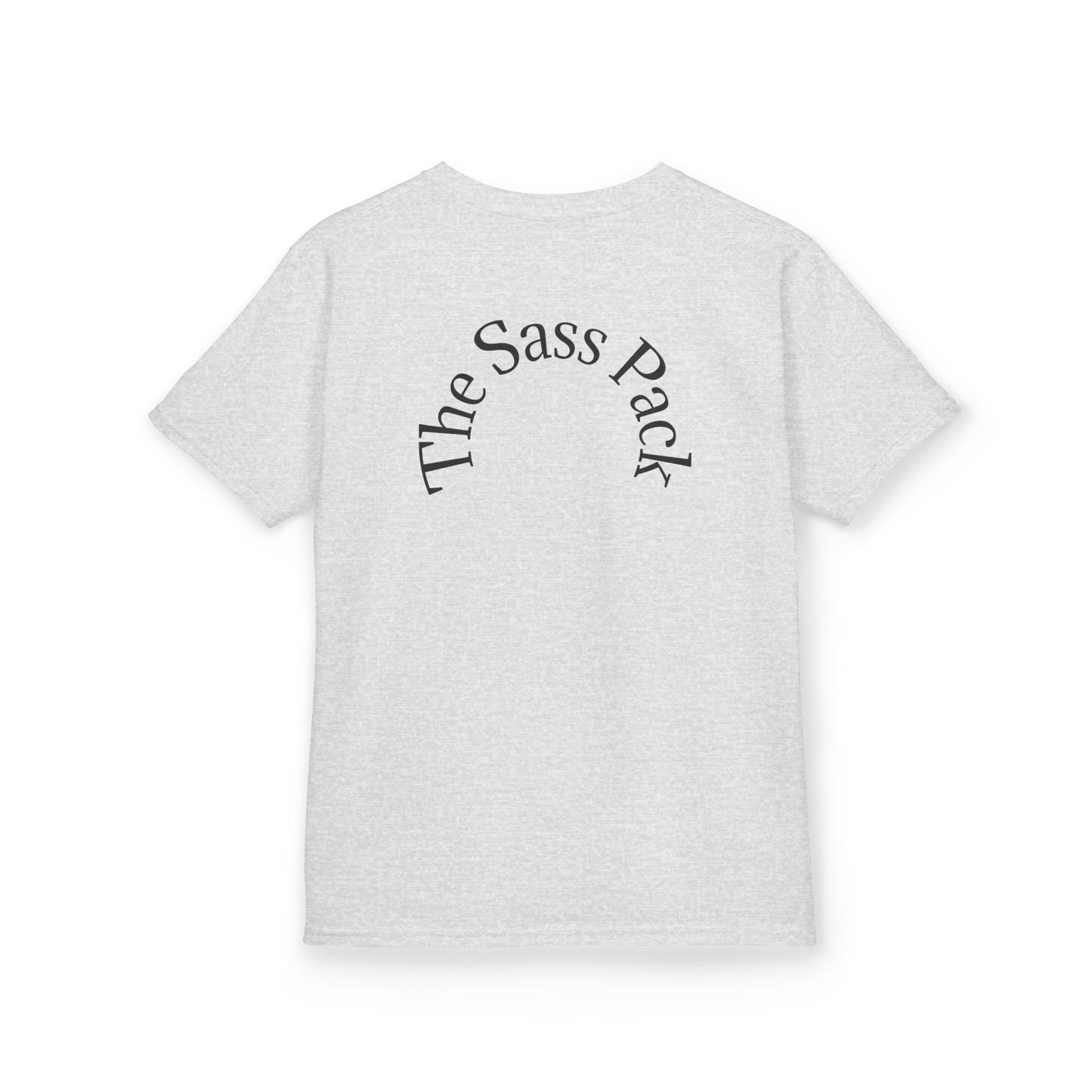Sass Pack Kids Tee - Fun & Playful Dog Design