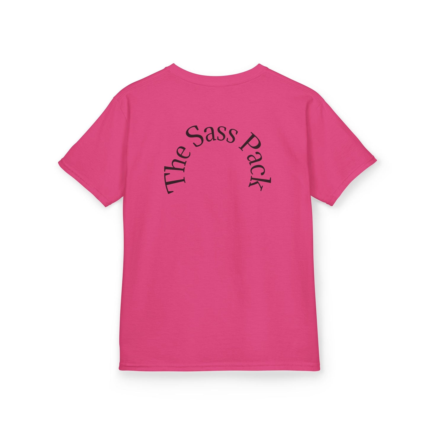 Sass Pack Kids Tee - Fun & Playful Dog Design