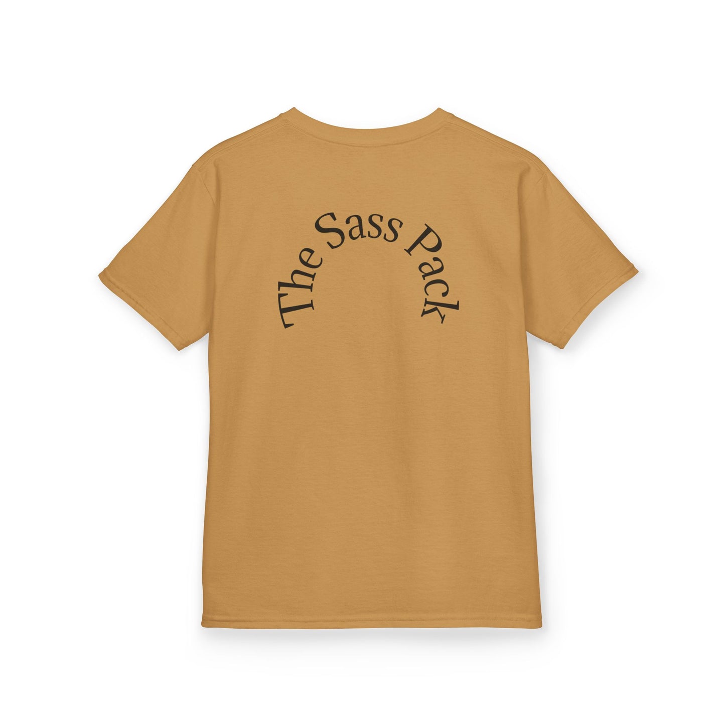 Sass Pack Kids Tee - Fun & Playful Dog Design