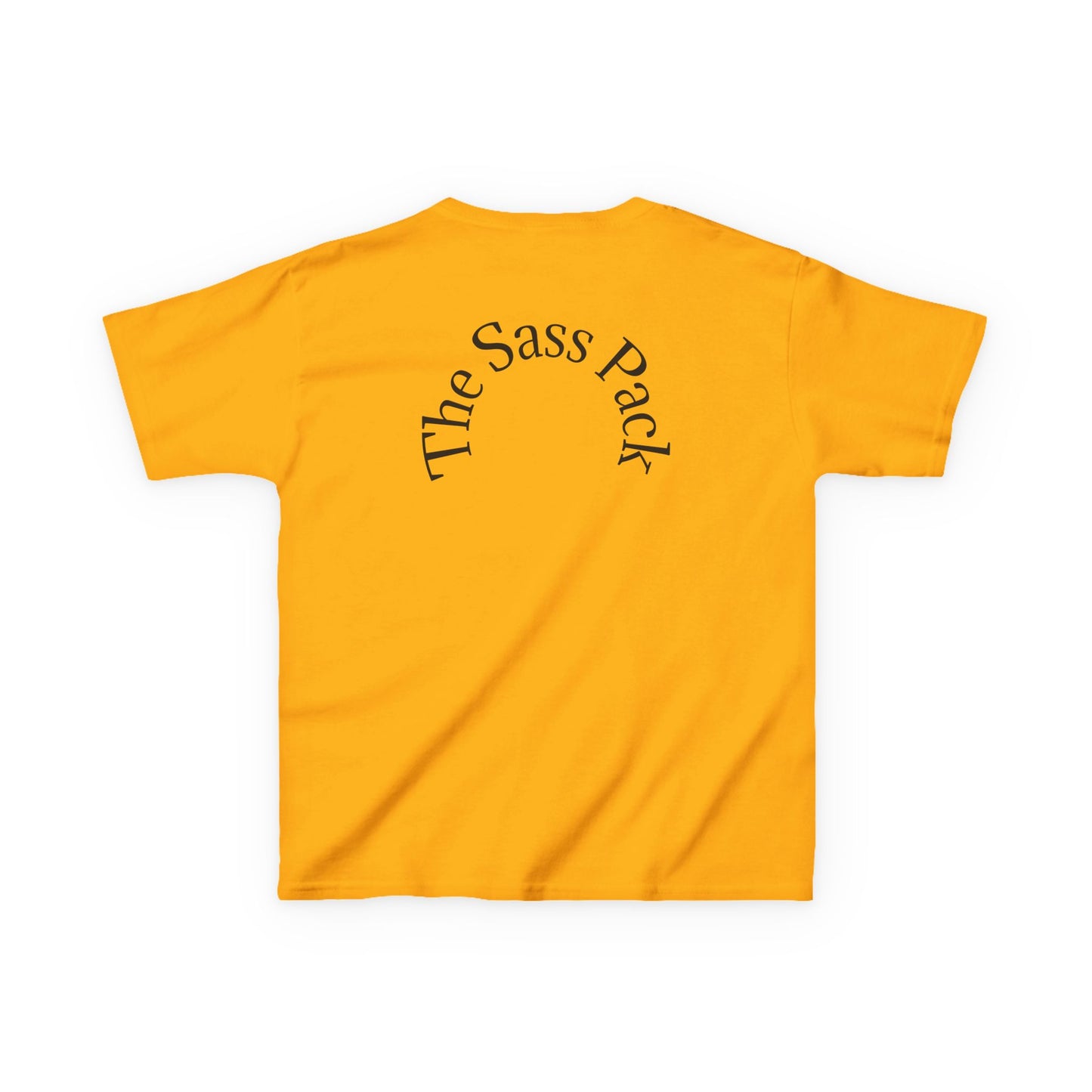 Sass Pack Kids Tee - Fun & Playful Dog Design