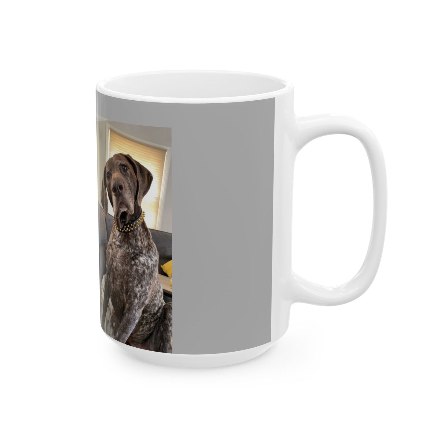 Custom Dog Themed Ceramic Mug - 'Stay Sassy' Design