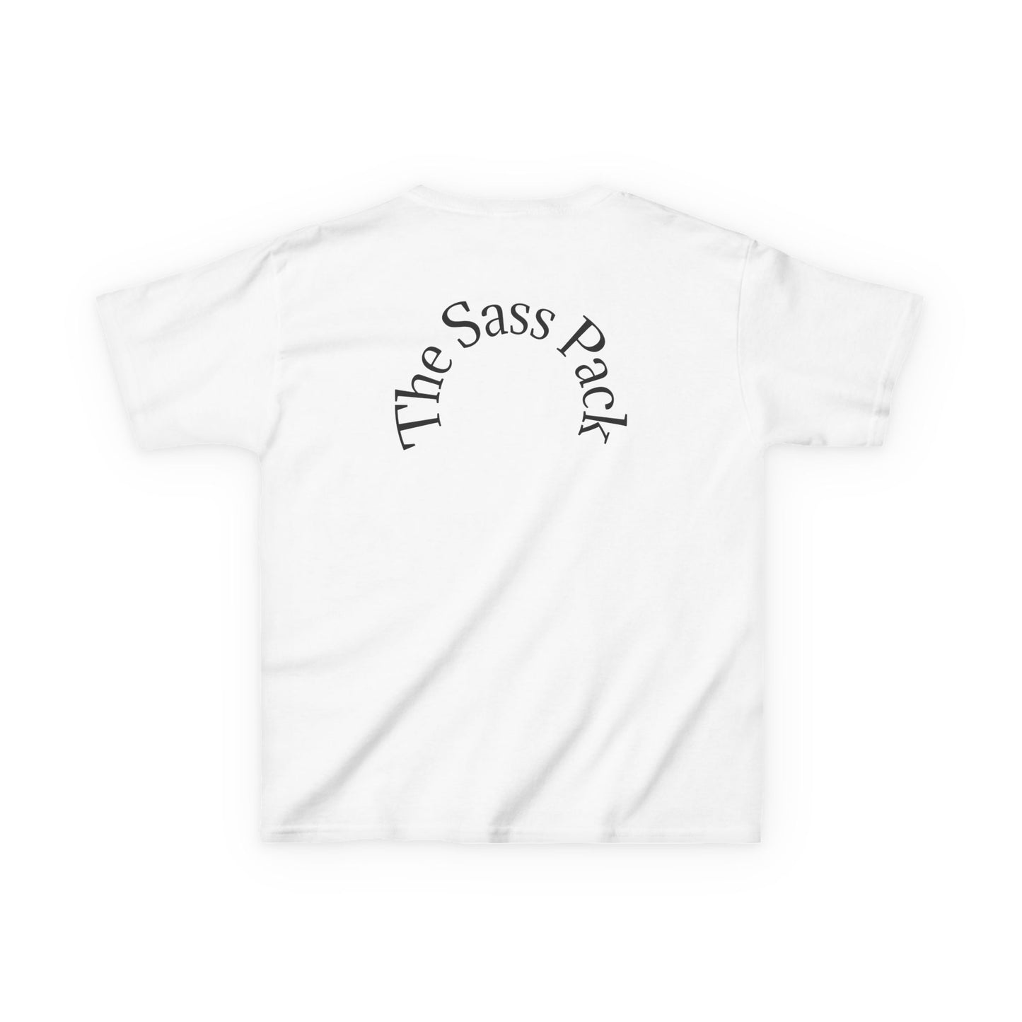 Sass Pack Kids Tee - Fun & Playful Dog Design