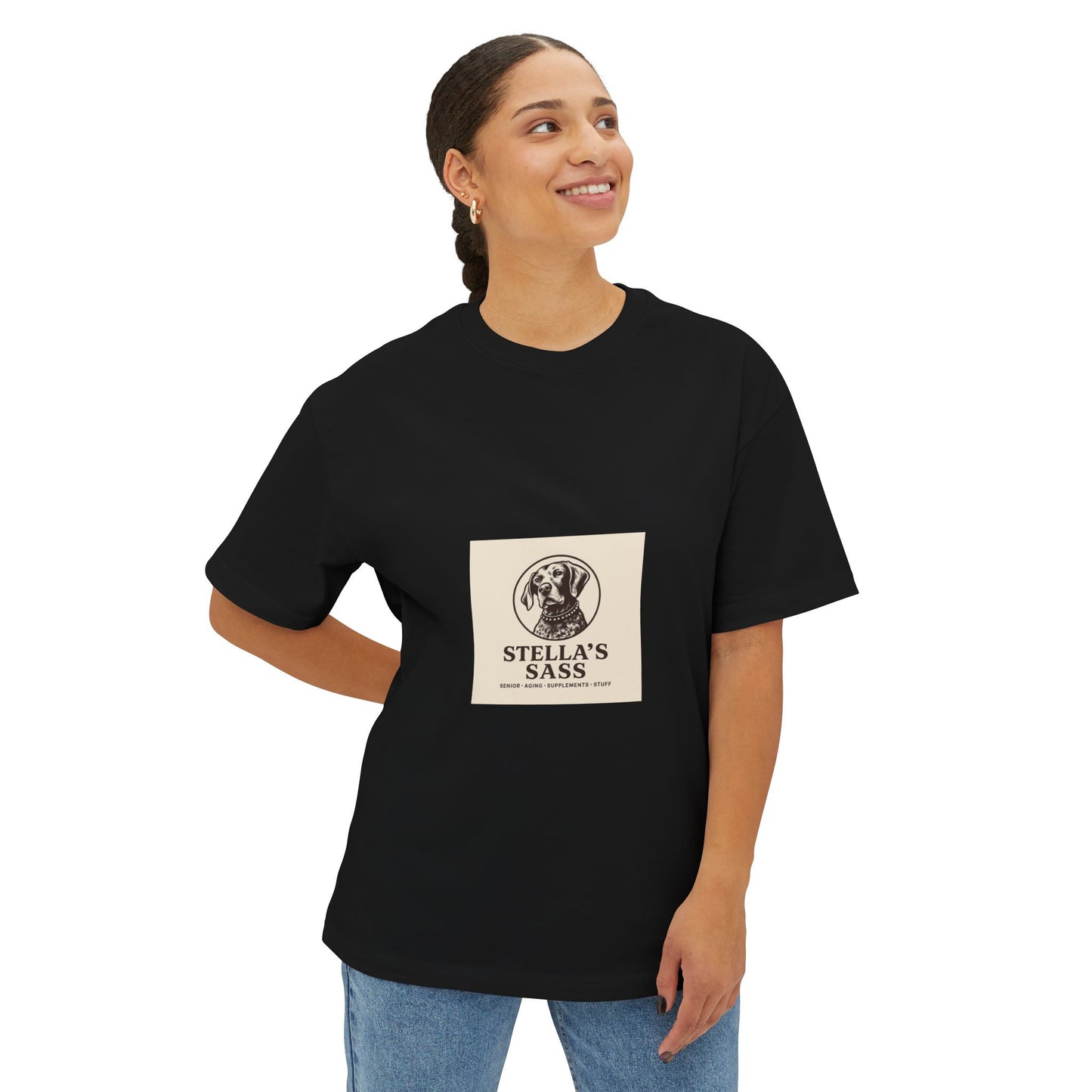 Stella's Sass Unisex Oversized Tee - Fun & Casual Statement Shirt