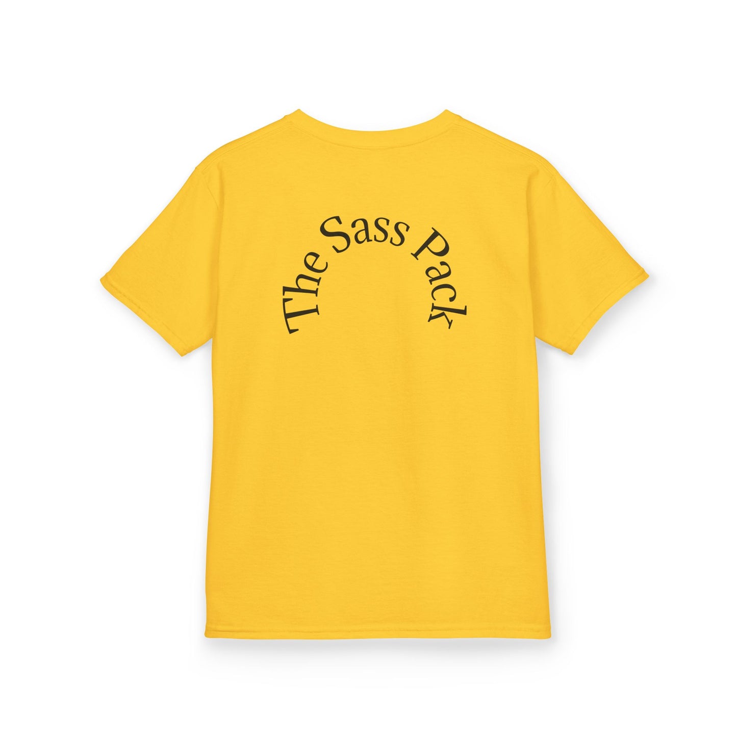 Sass Pack Kids Tee - Fun & Playful Dog Design