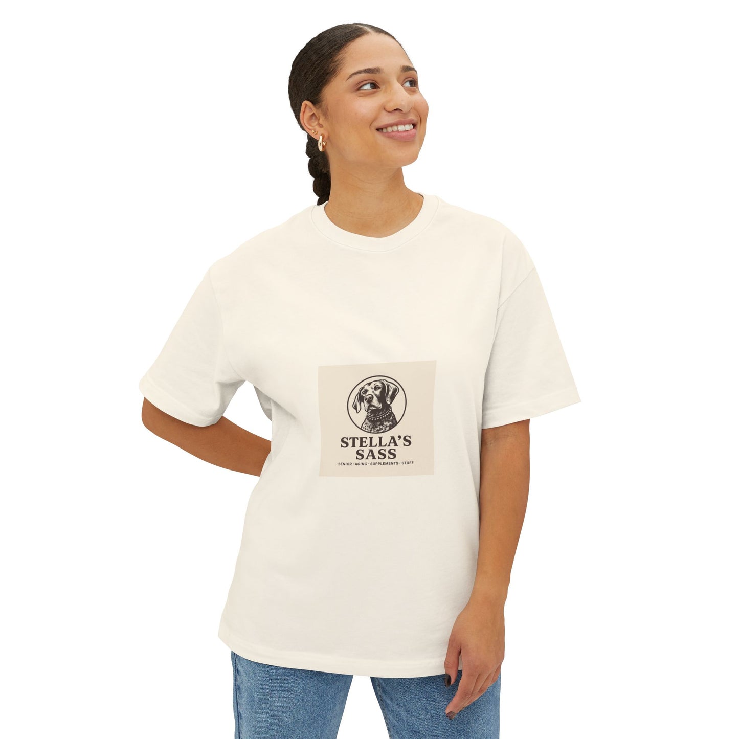 Stella's Sass Unisex Oversized Tee - Fun & Casual Statement Shirt
