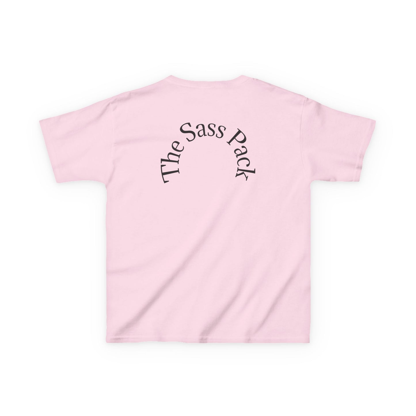 Sass Pack Kids Tee - Fun & Playful Dog Design
