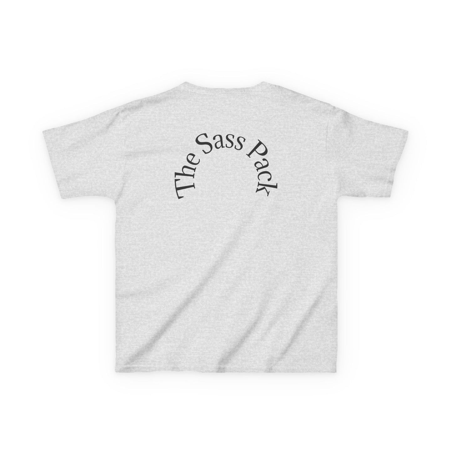 Sass Pack Kids Tee - Fun & Playful Dog Design