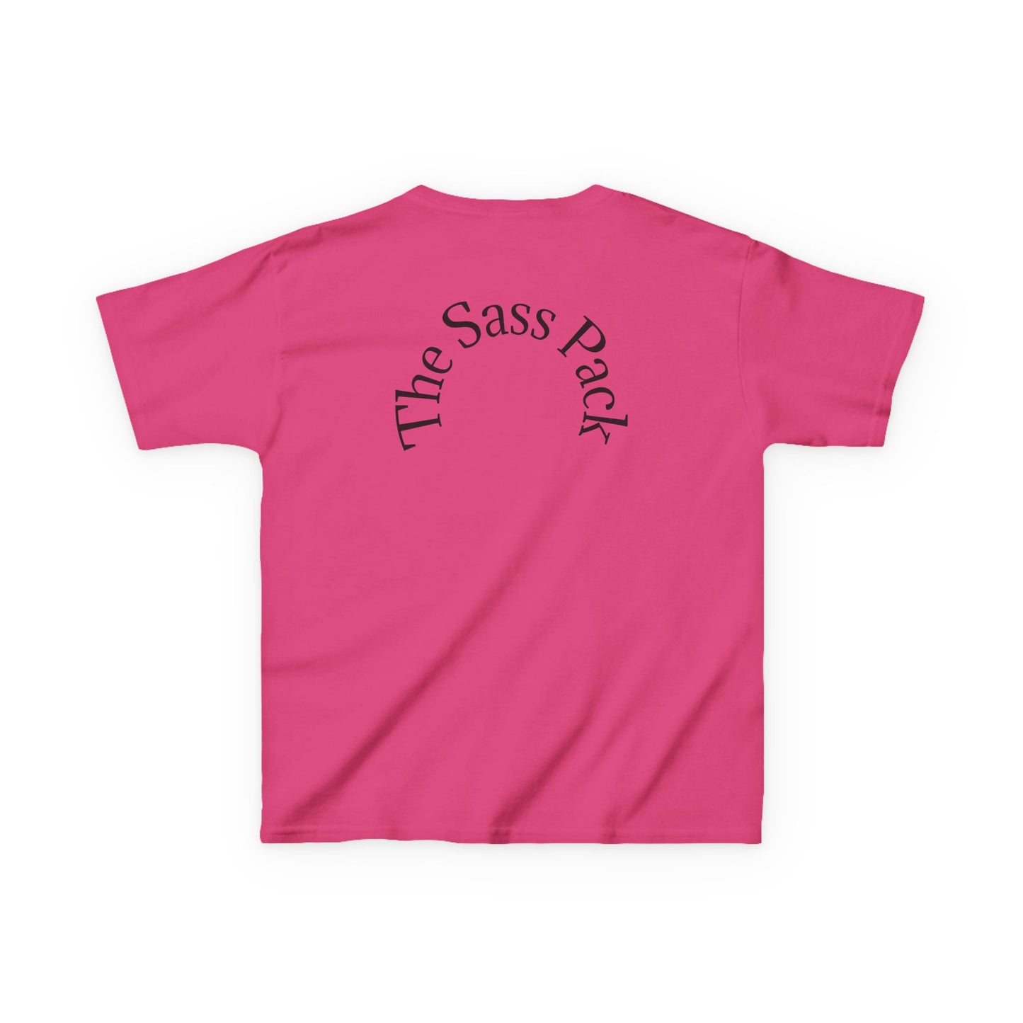 Sass Pack Kids Tee - Fun & Playful Dog Design