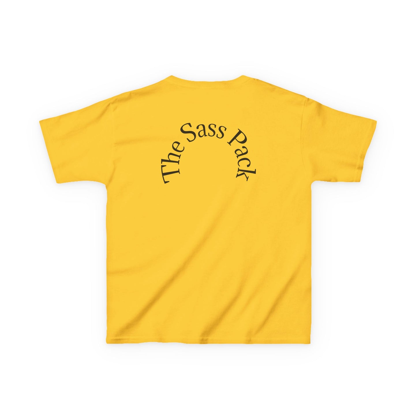 Sass Pack Kids Tee - Fun & Playful Dog Design