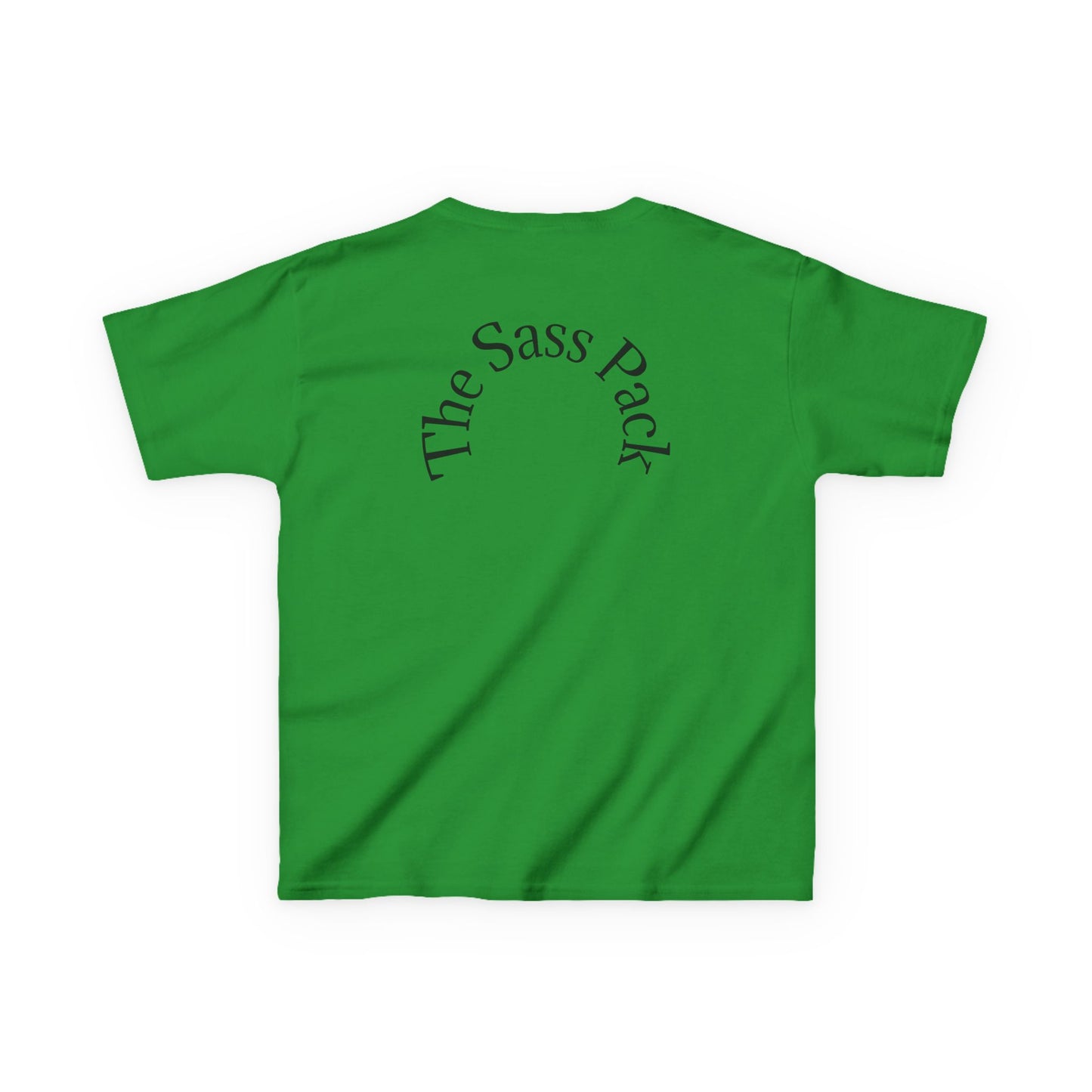 Sass Pack Kids Tee - Fun & Playful Dog Design