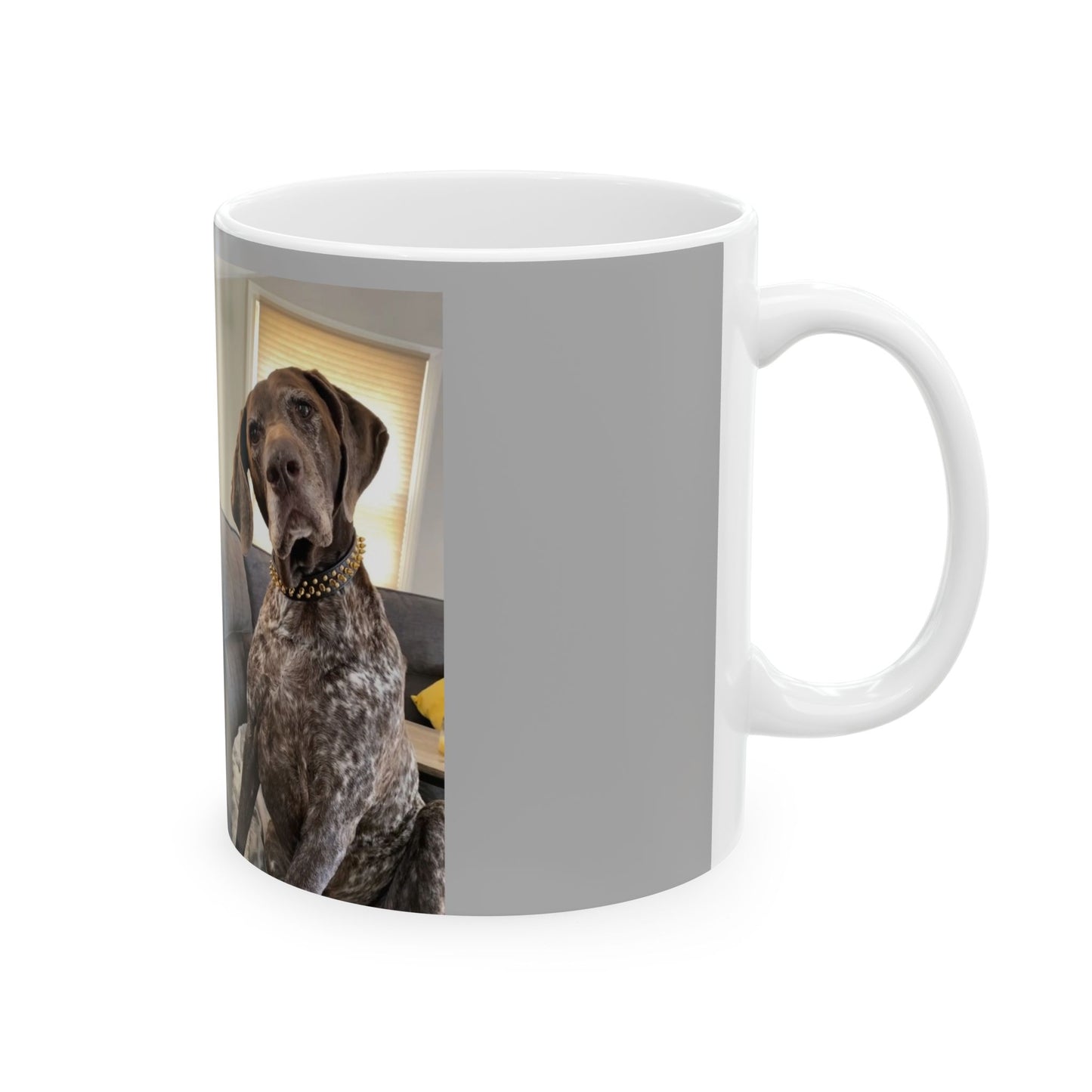 Custom Dog Themed Ceramic Mug - 'Stay Sassy' Design