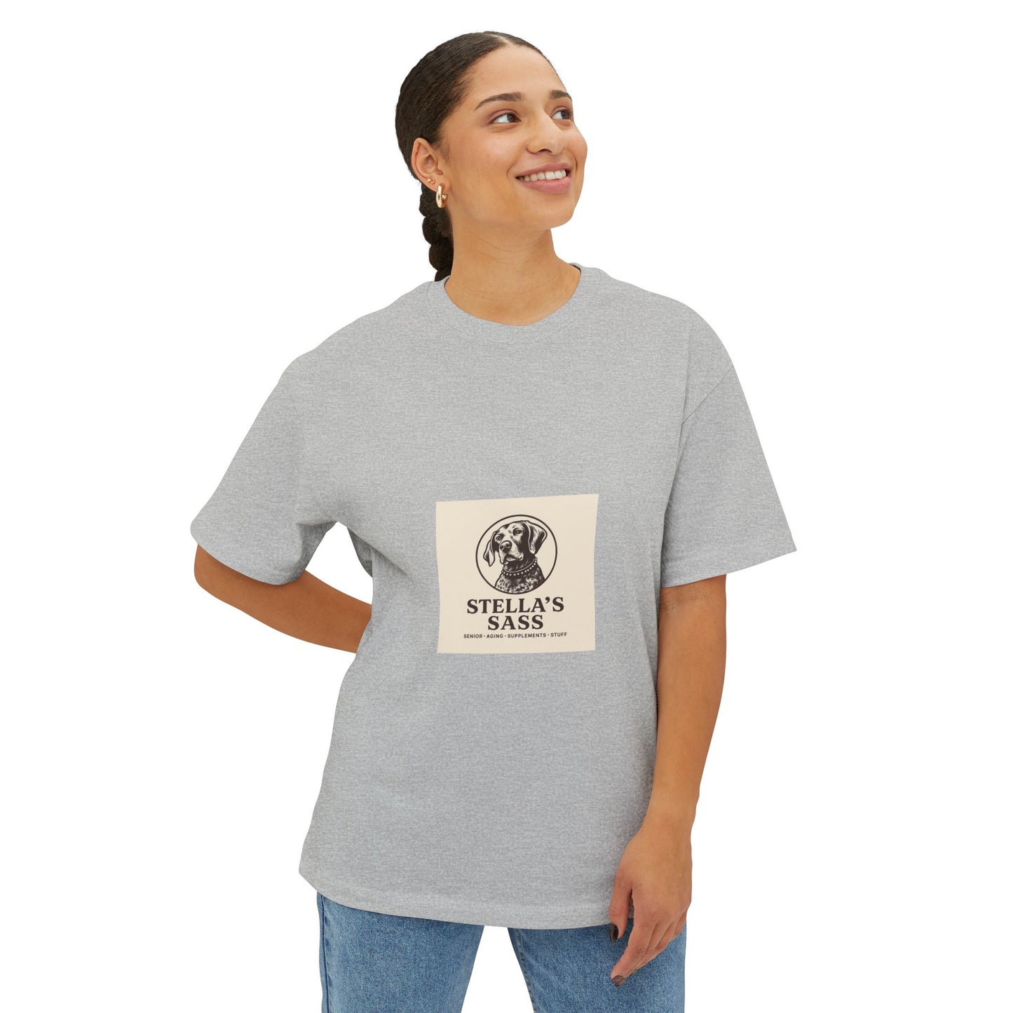 Stella's Sass Unisex Oversized Tee - Fun & Casual Statement Shirt