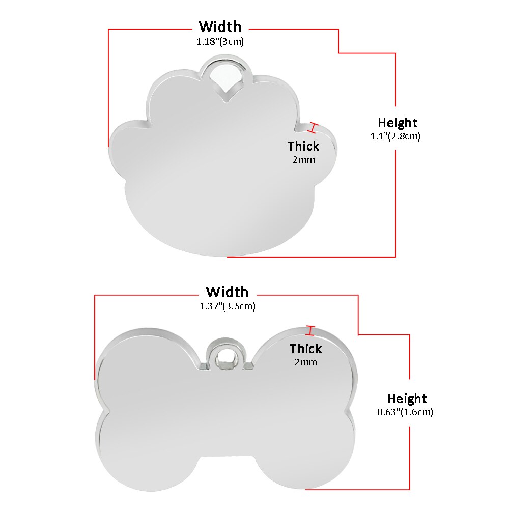 Personalized Dog ID Tag Pet Dog Accessories