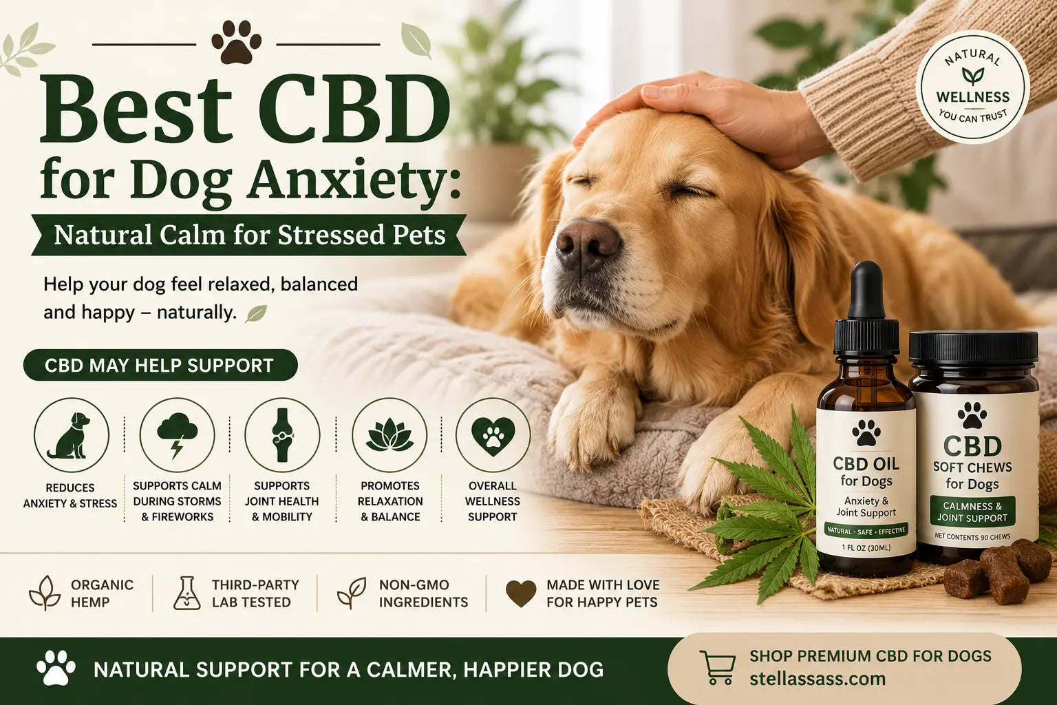 Best CBD for Dog Anxiety