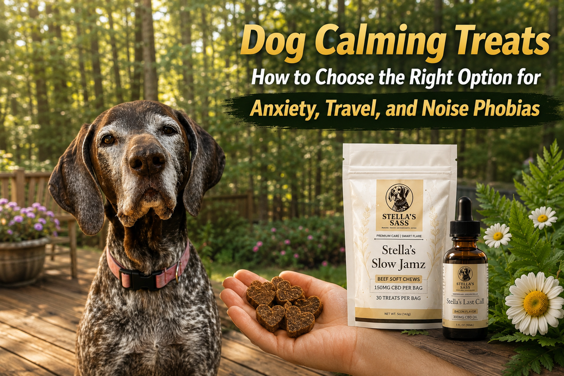 Dog Calming Treats: How to Choose the Right Option for Anxiety, Travel, and Noise Phobias