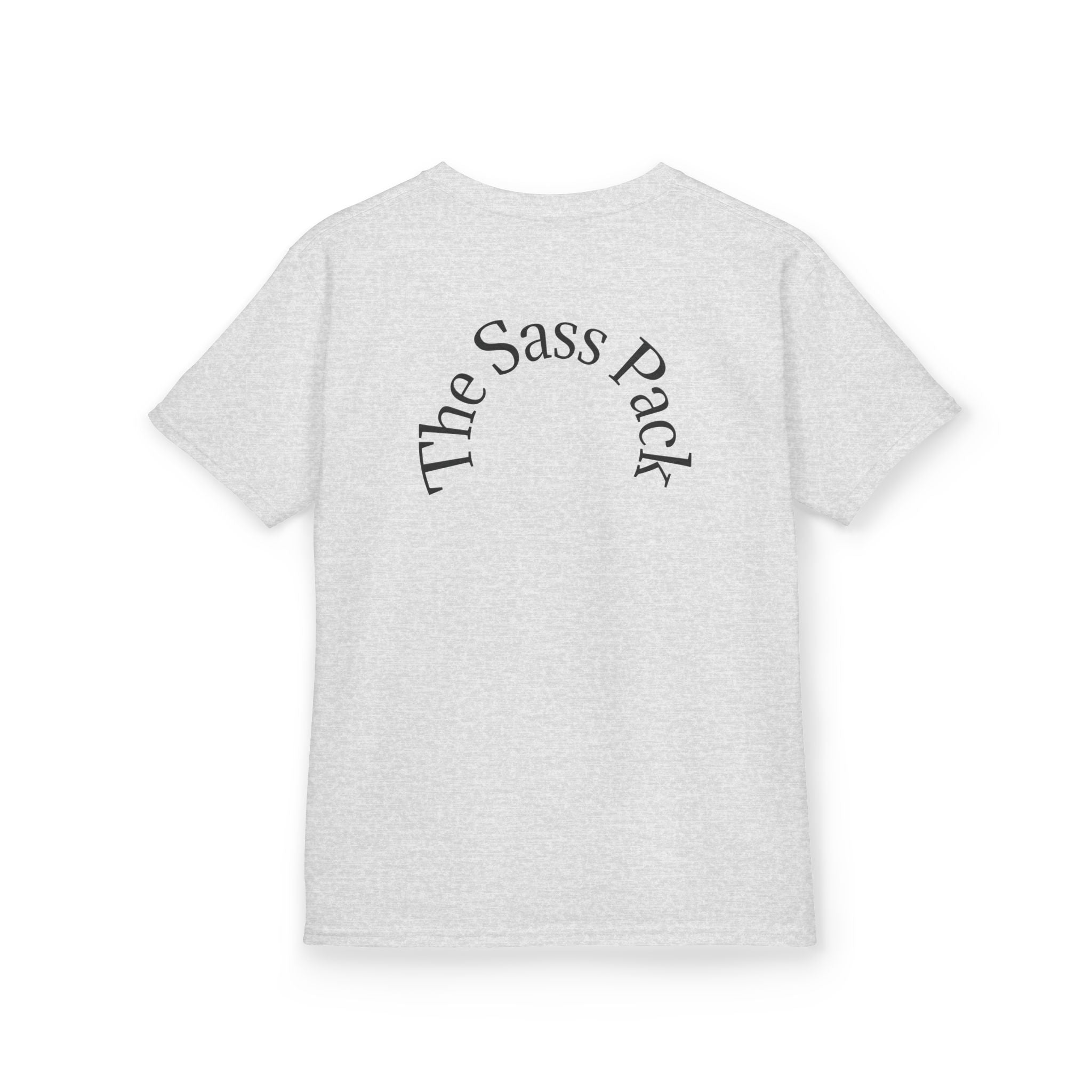 Sass Pack Kids Tee - Fun & Playful Dog Design