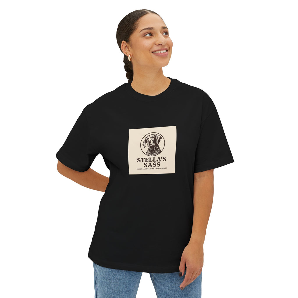 Stella's Sass Unisex Oversized Tee - Fun & Casual Statement Shirt
