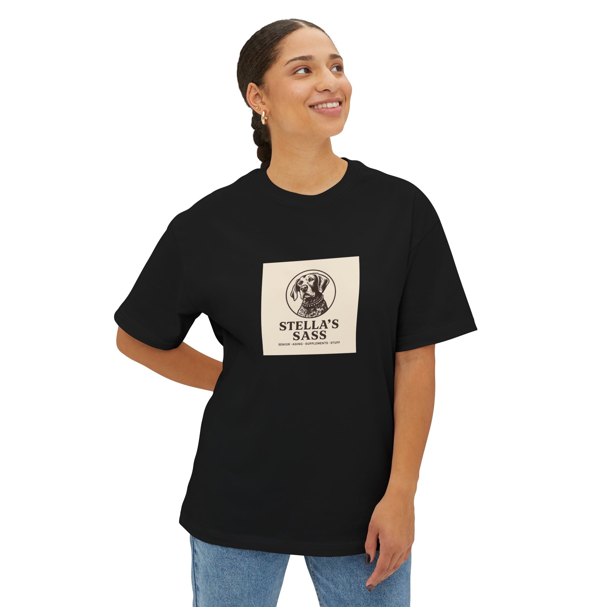 Stella's Sass Unisex Oversized Tee - Fun & Casual Statement Shirt