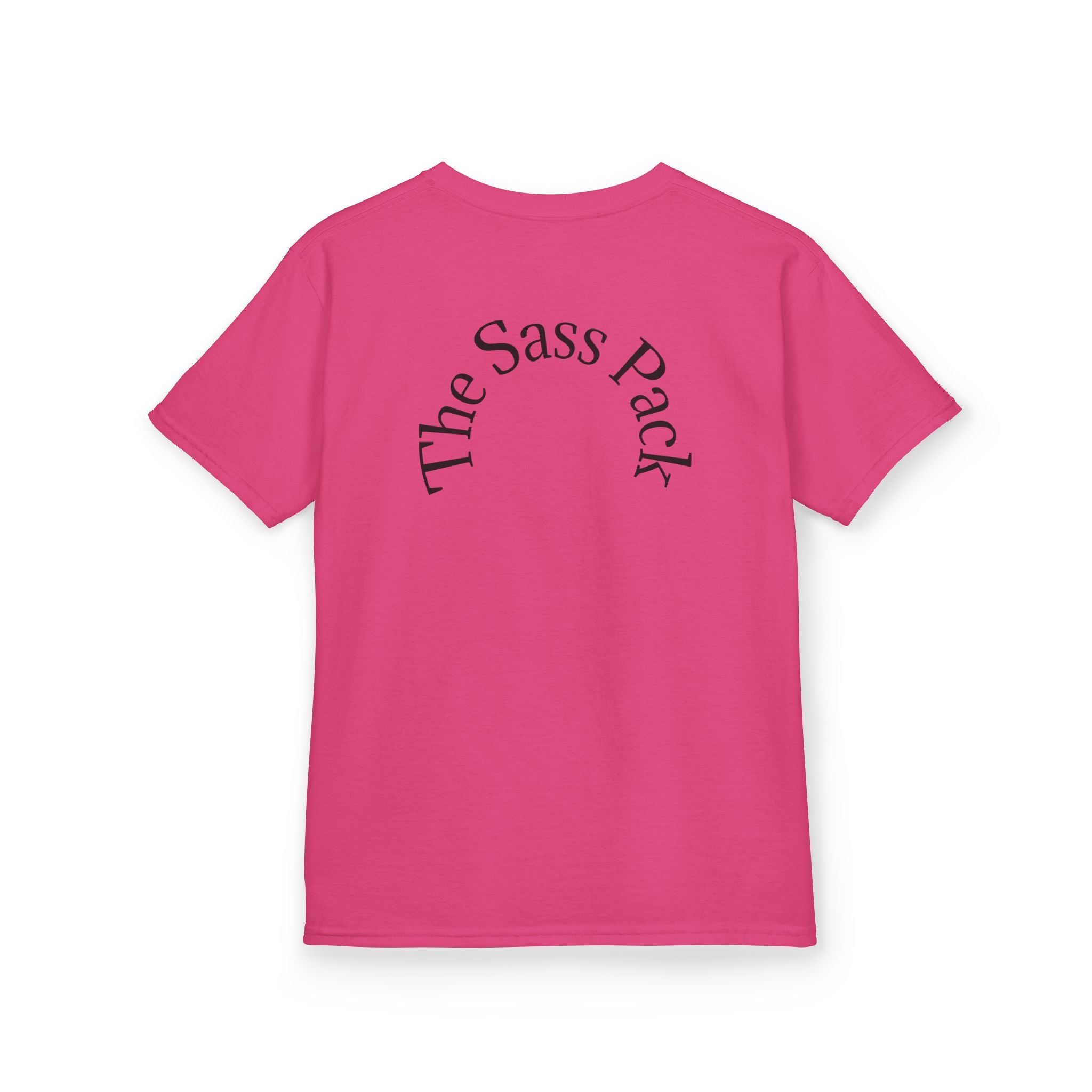 Sass Pack Kids Tee - Fun & Playful Dog Design