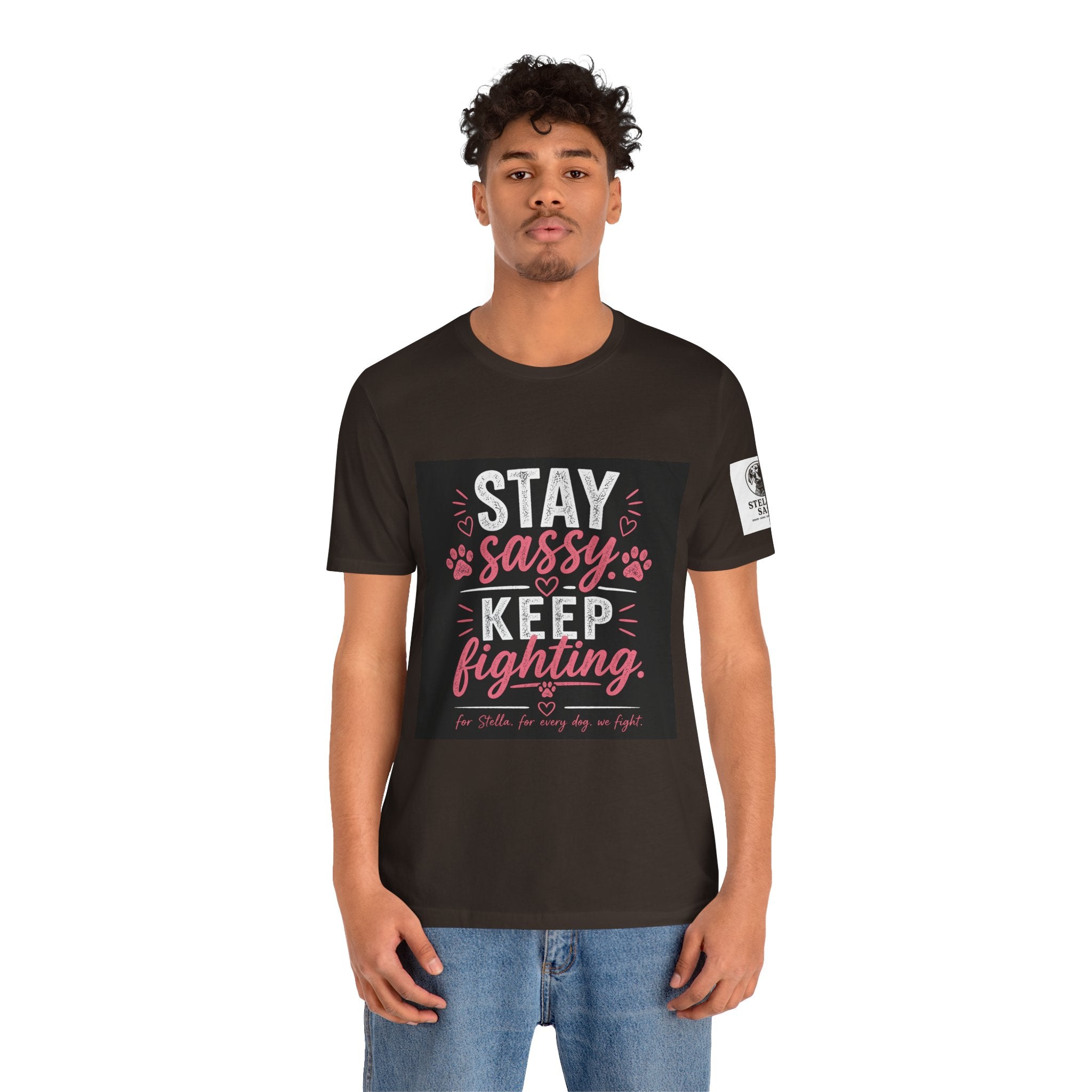 Stay Sassy Keep Fighting T-Shirt Cancer Awareness Support Tee