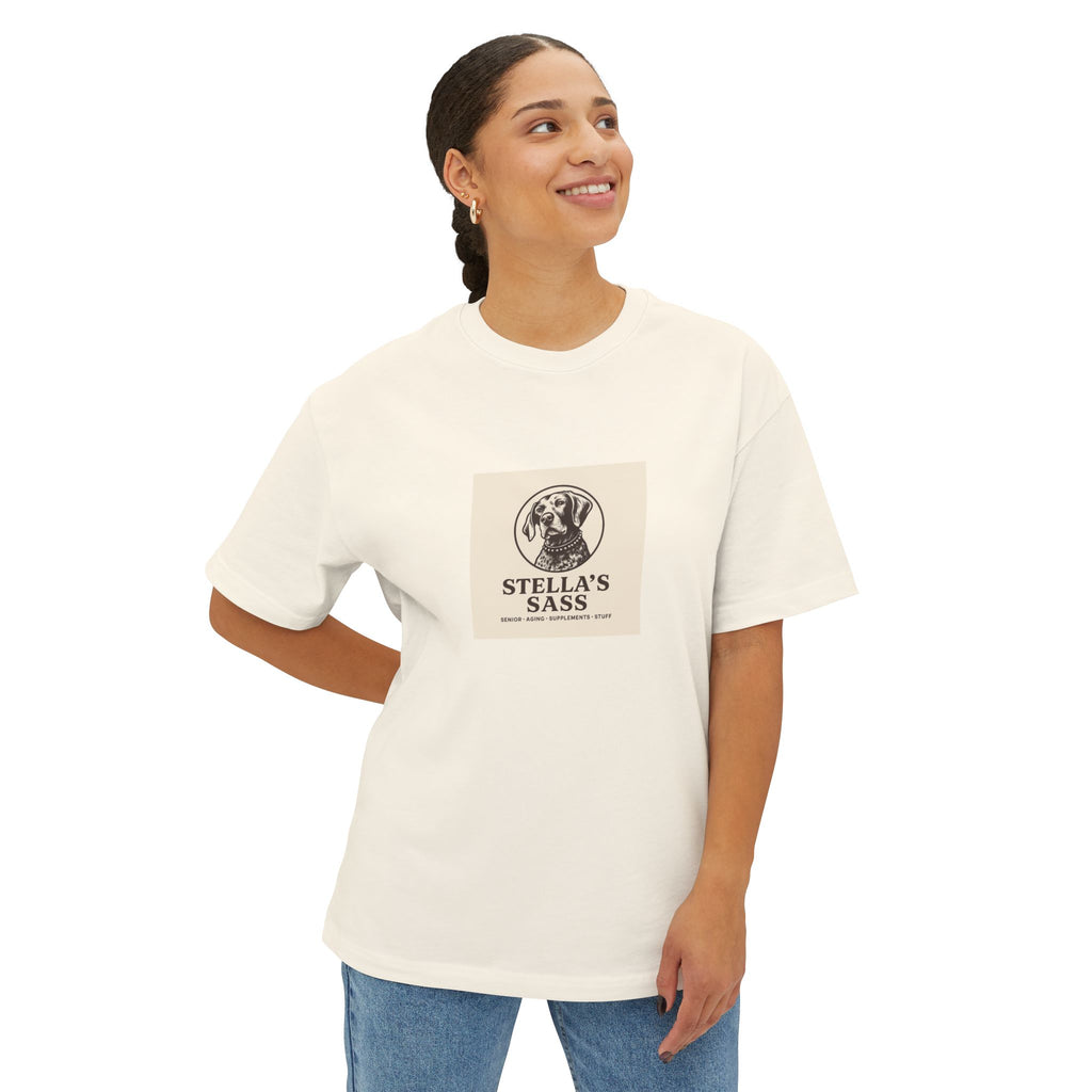 Stella's Sass Unisex Oversized Tee - Fun & Casual Statement Shirt