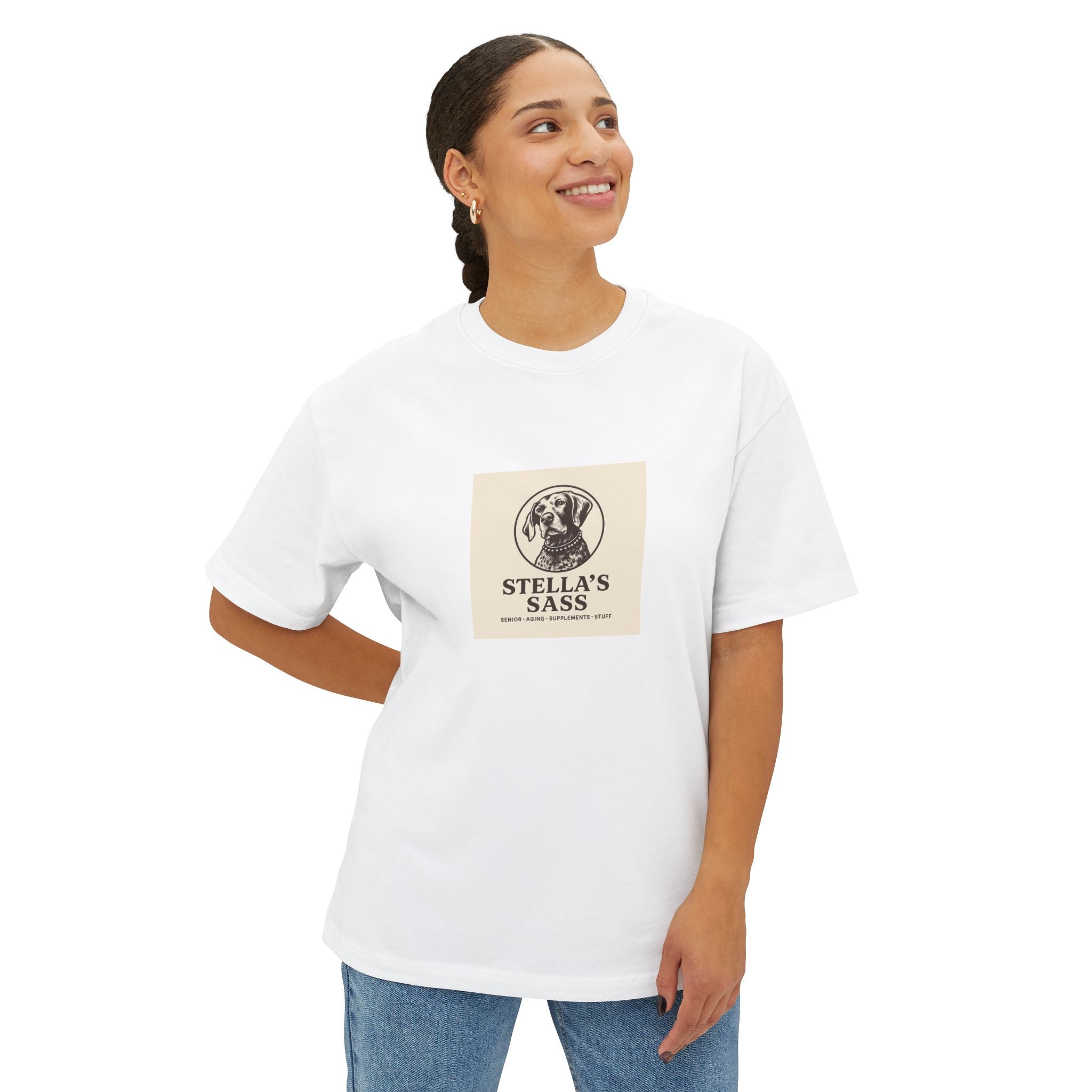 Stella's Sass Unisex Oversized Tee - Fun & Casual Statement Shirt