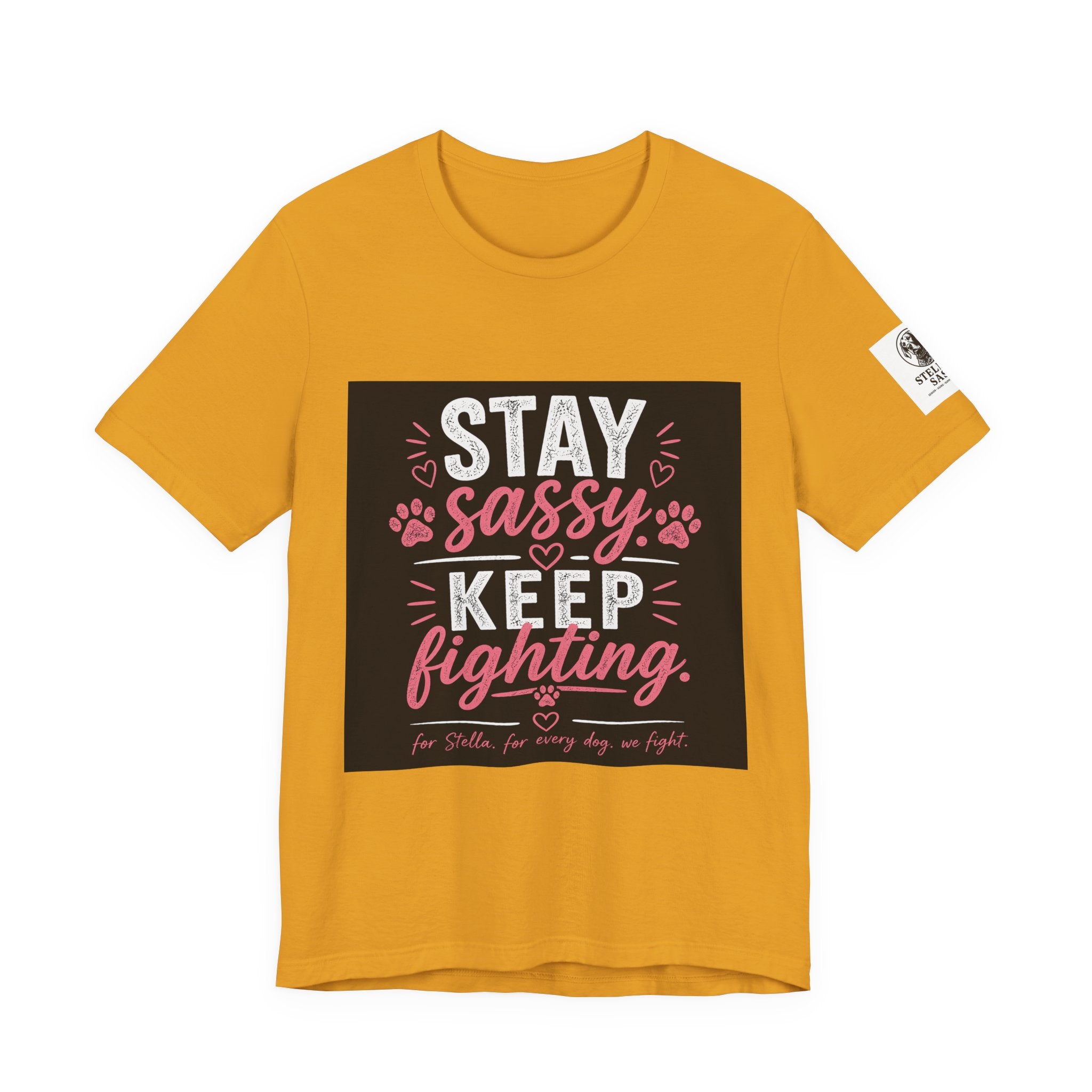 Stay Sassy Keep Fighting T-Shirt Cancer Awareness Support Tee
