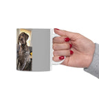 Custom Dog Themed Ceramic Mug - 'Stay Sassy' Design