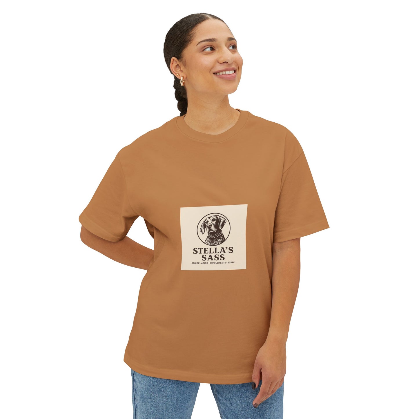 Stella's Sass Unisex Oversized Tee - Fun & Casual Statement Shirt