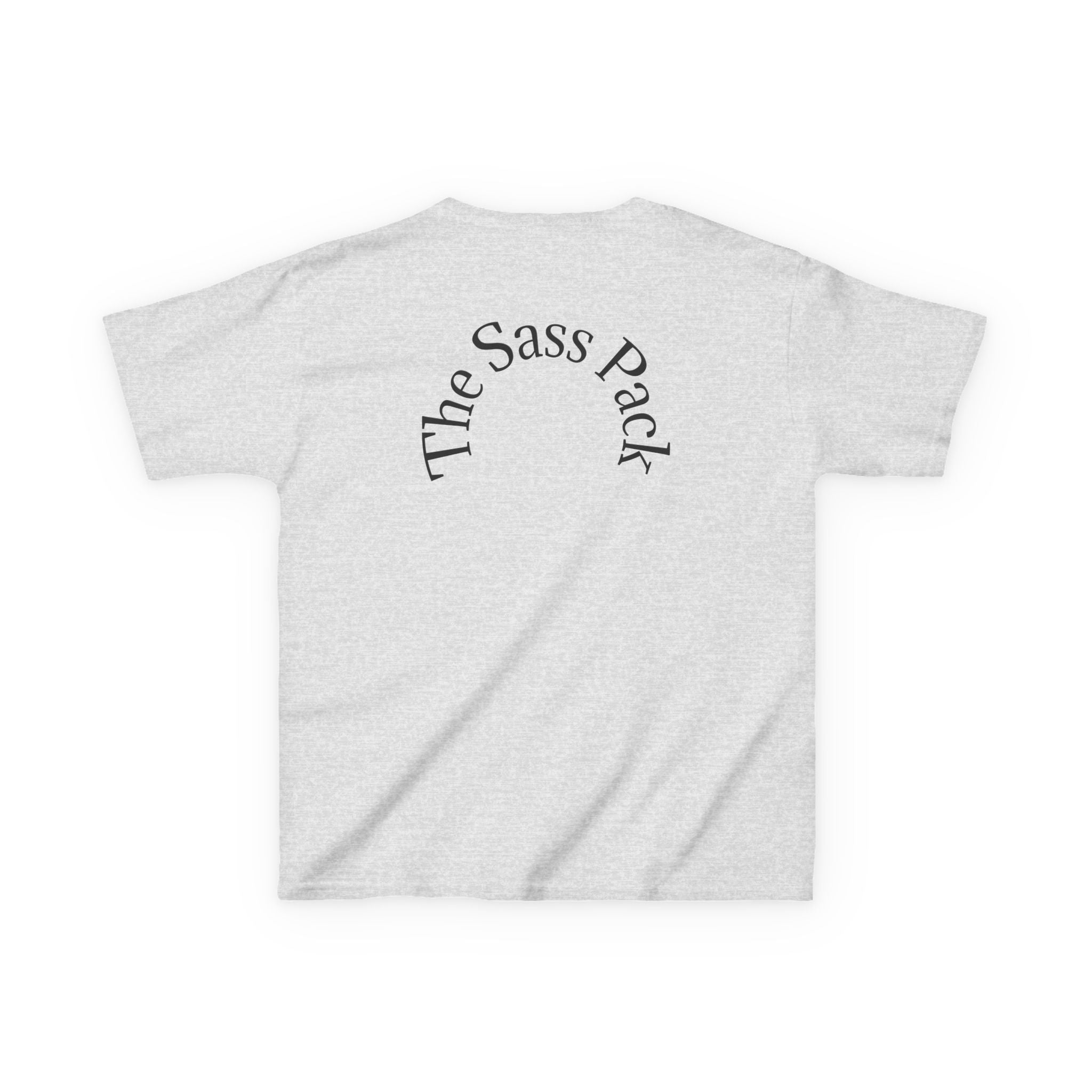 Sass Pack Kids Tee - Fun & Playful Dog Design