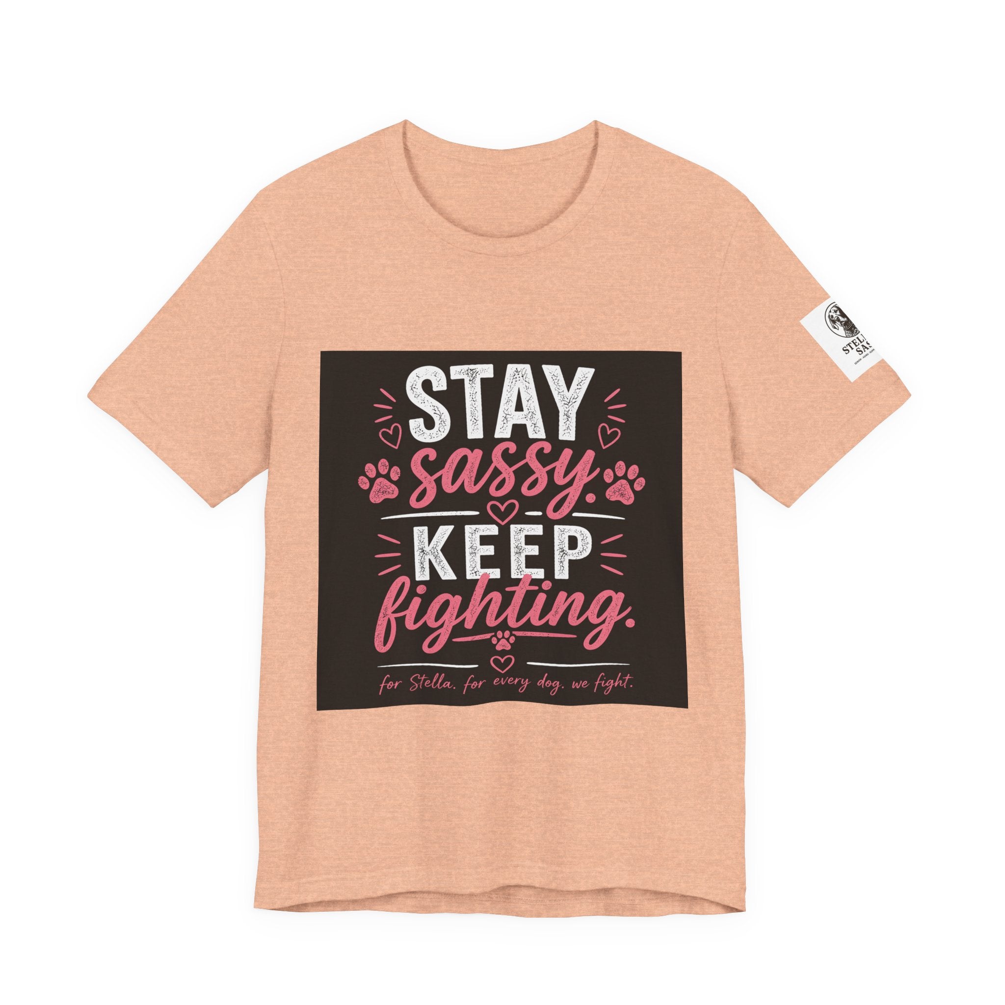 Stay Sassy Keep Fighting T-Shirt Cancer Awareness Support Tee