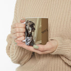 Custom Dog Themed Ceramic Mug - 'Stay Sassy' Design 15 oz