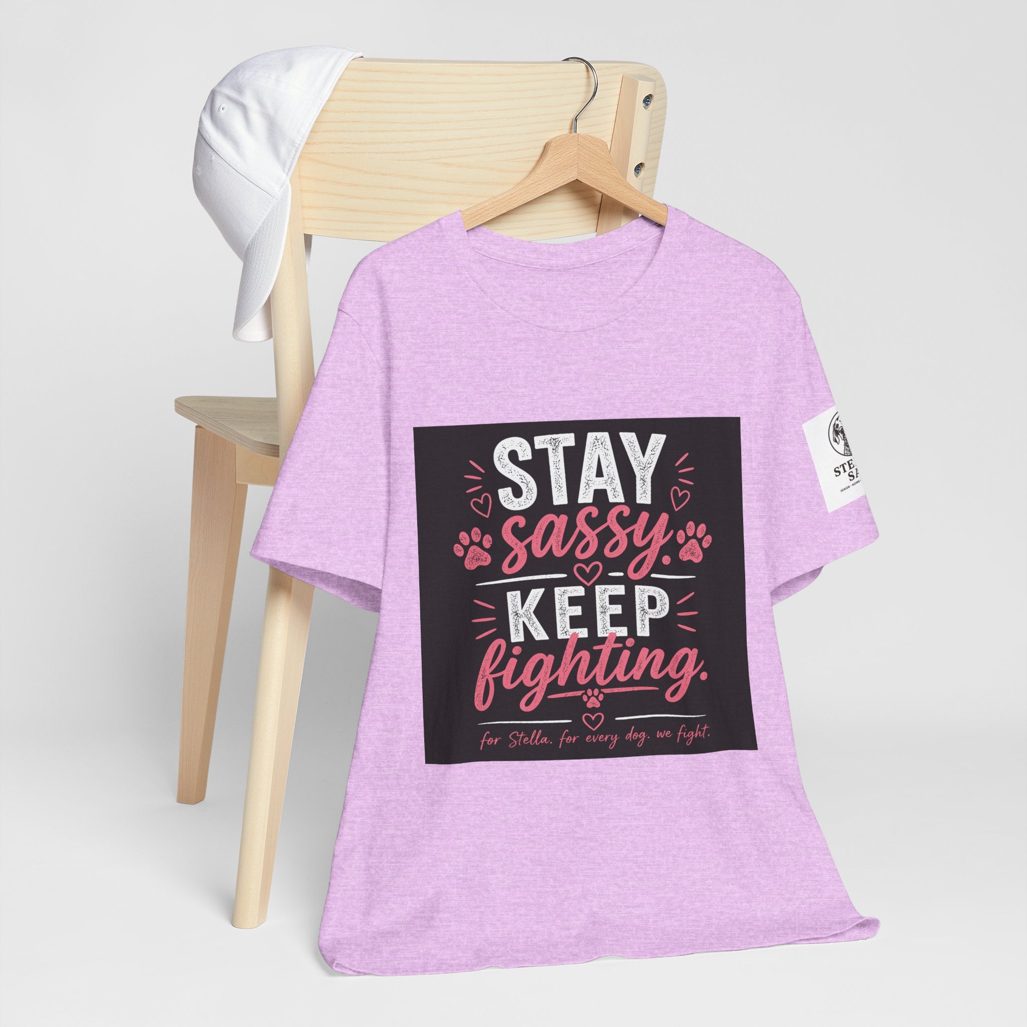 Stay Sassy Keep Fighting T-Shirt Cancer Awareness Support Tee