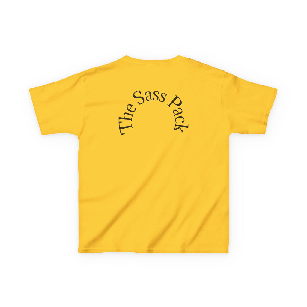 Sass Pack Kids Tee - Fun & Playful Dog Design