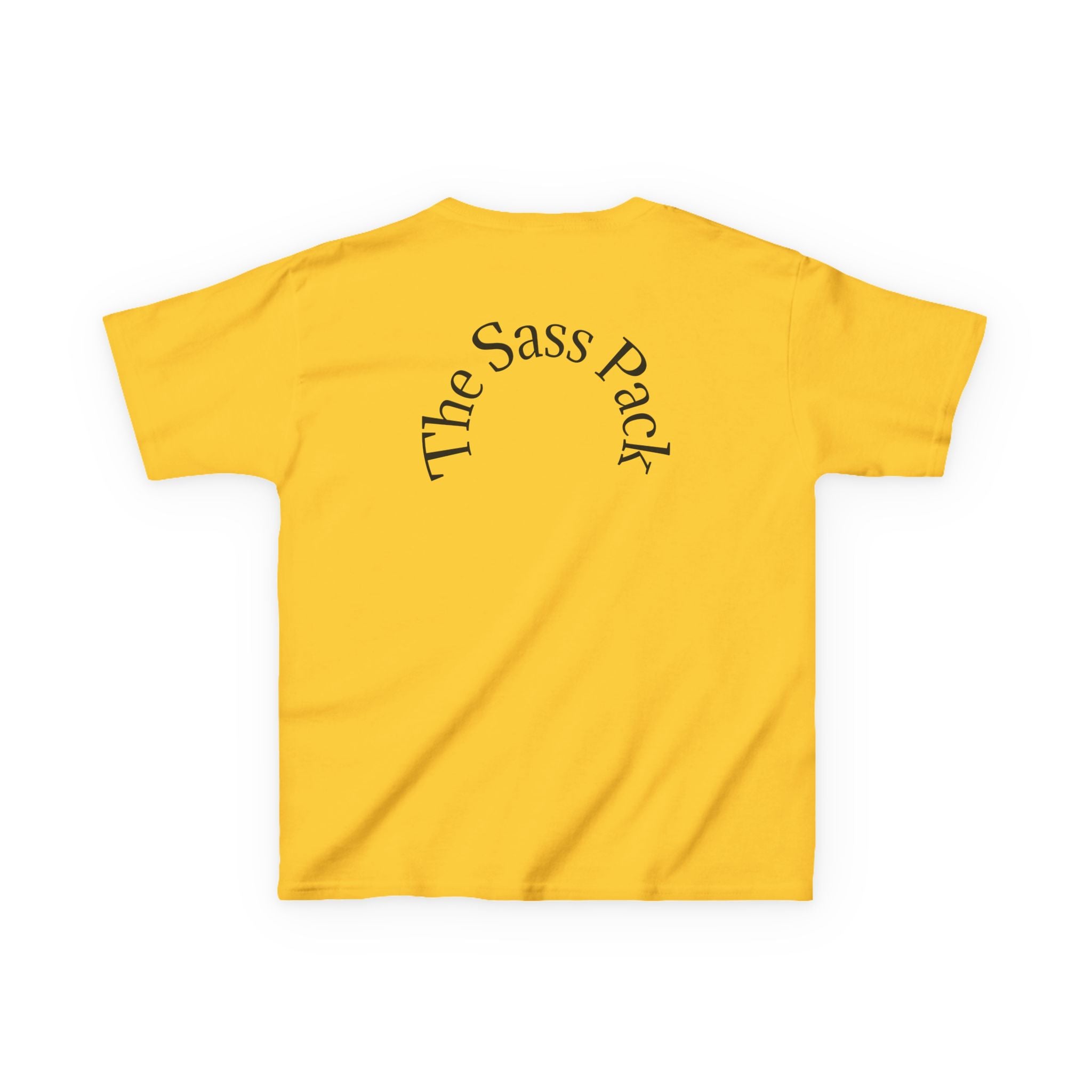 Sass Pack Kids Tee - Fun & Playful Dog Design