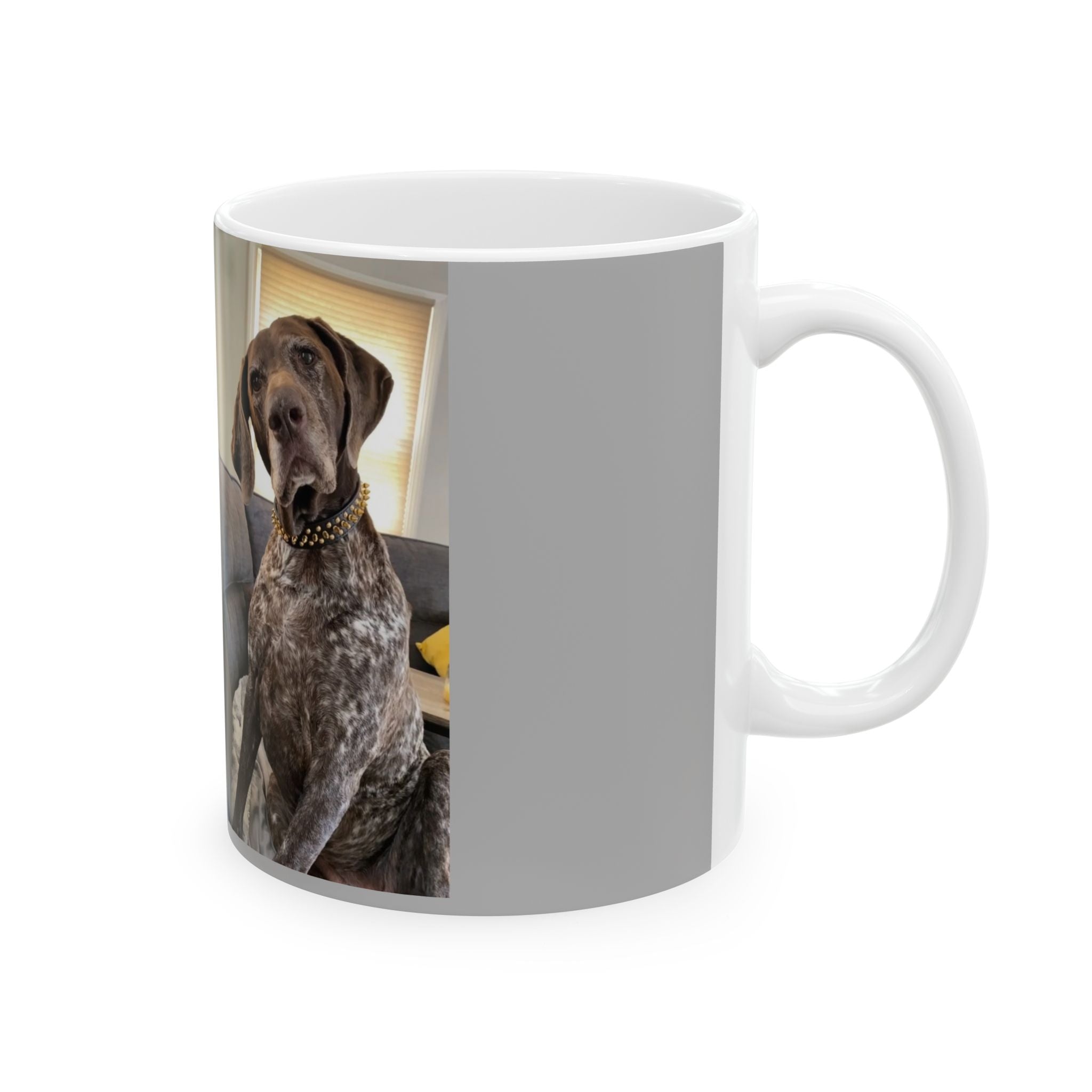 Custom Dog Themed Ceramic Mug - 'Stay Sassy' Design