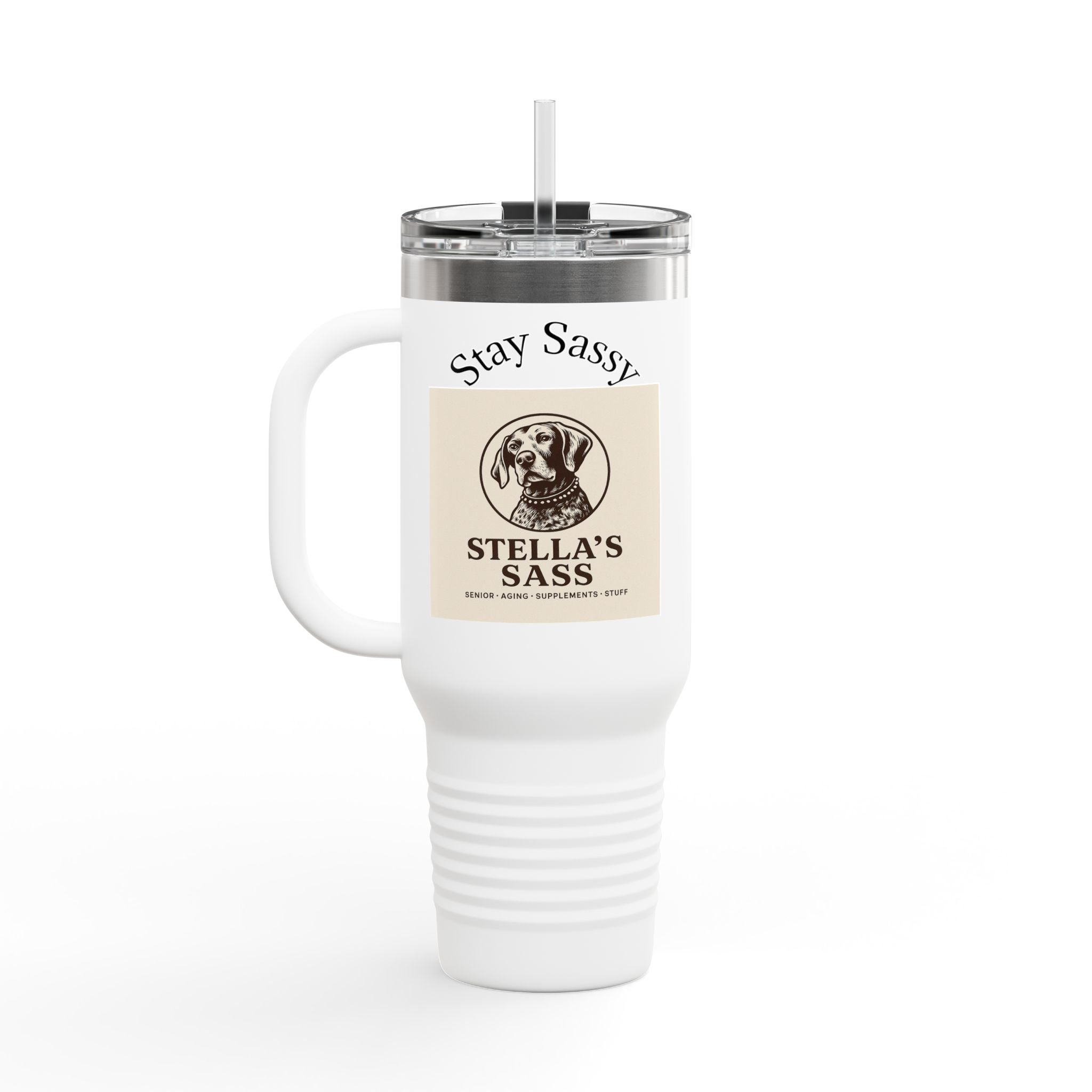 Stella's SASS 40oz Insulated Tumbler – Stay Sassy, Stay Hydrated!