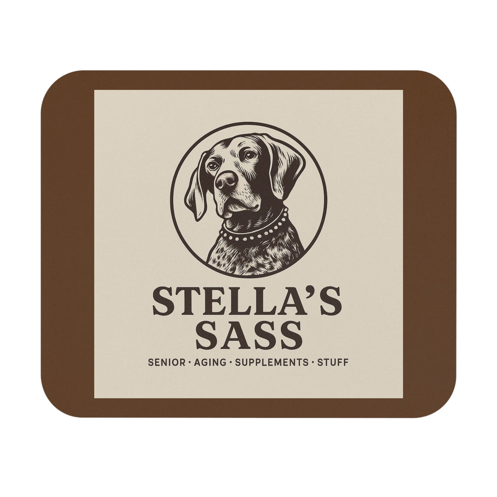 Custom Dog-Themed Mouse Pad, Pet Lover Gift, Funny Dog Owner Accessory, Stella's Sass Desk Decor, Office Decor