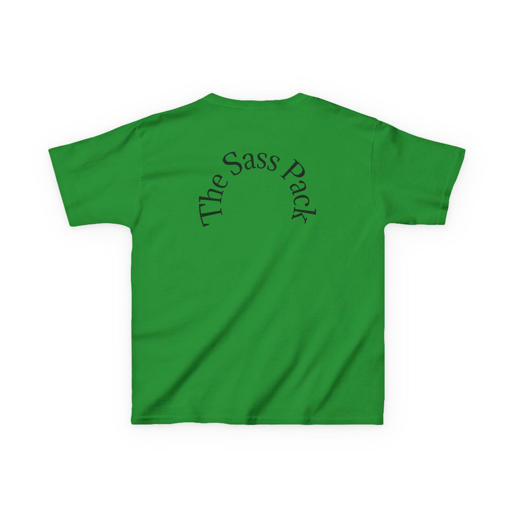 Sass Pack Kids Tee - Fun & Playful Dog Design