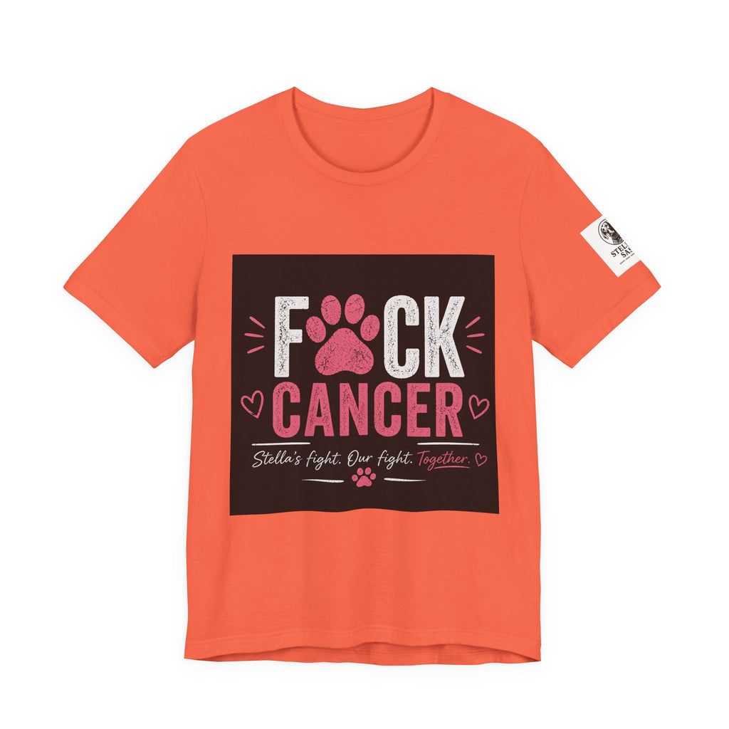 F*ck Cancer Paw Tee — Breast Cancer Awareness Support Shirt