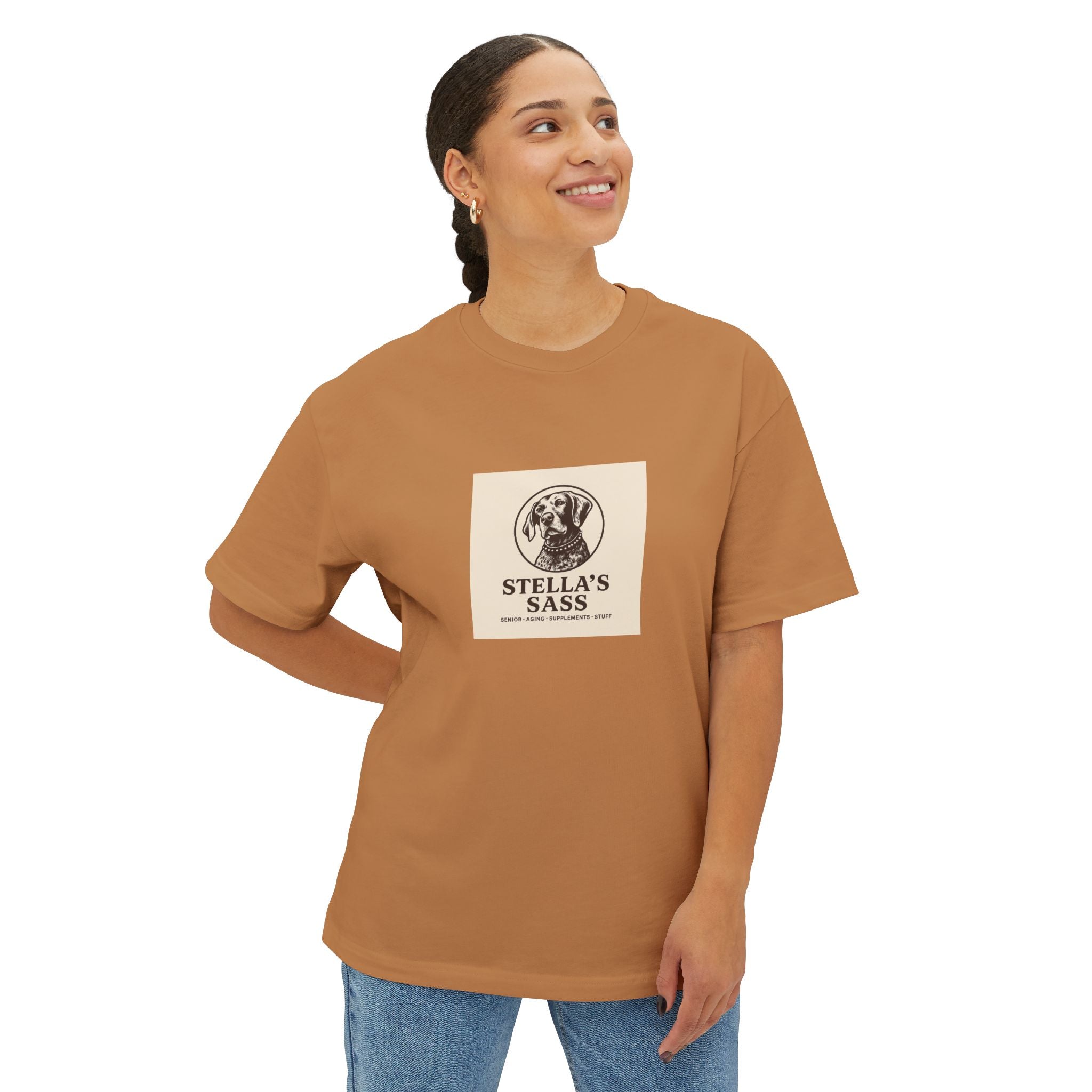 Stella's Sass Unisex Oversized Tee - Fun & Casual Statement Shirt