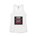 Women's Stay Sassy. Keep Fighting.  Racerback Tank