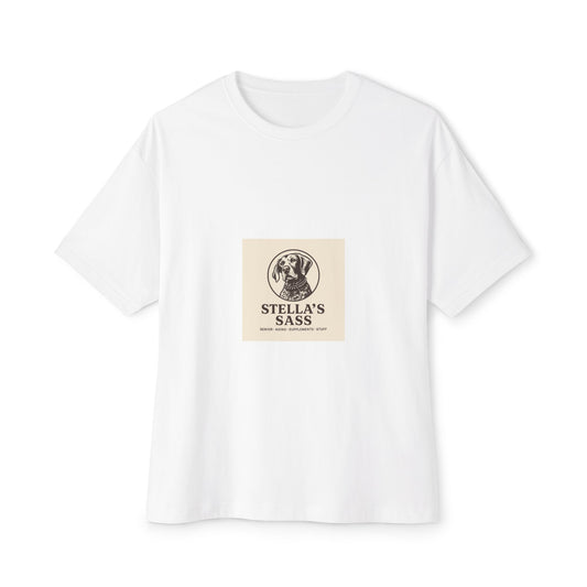 Stella's Sass Unisex Oversized Tee - Fun & Casual Statement Shirt