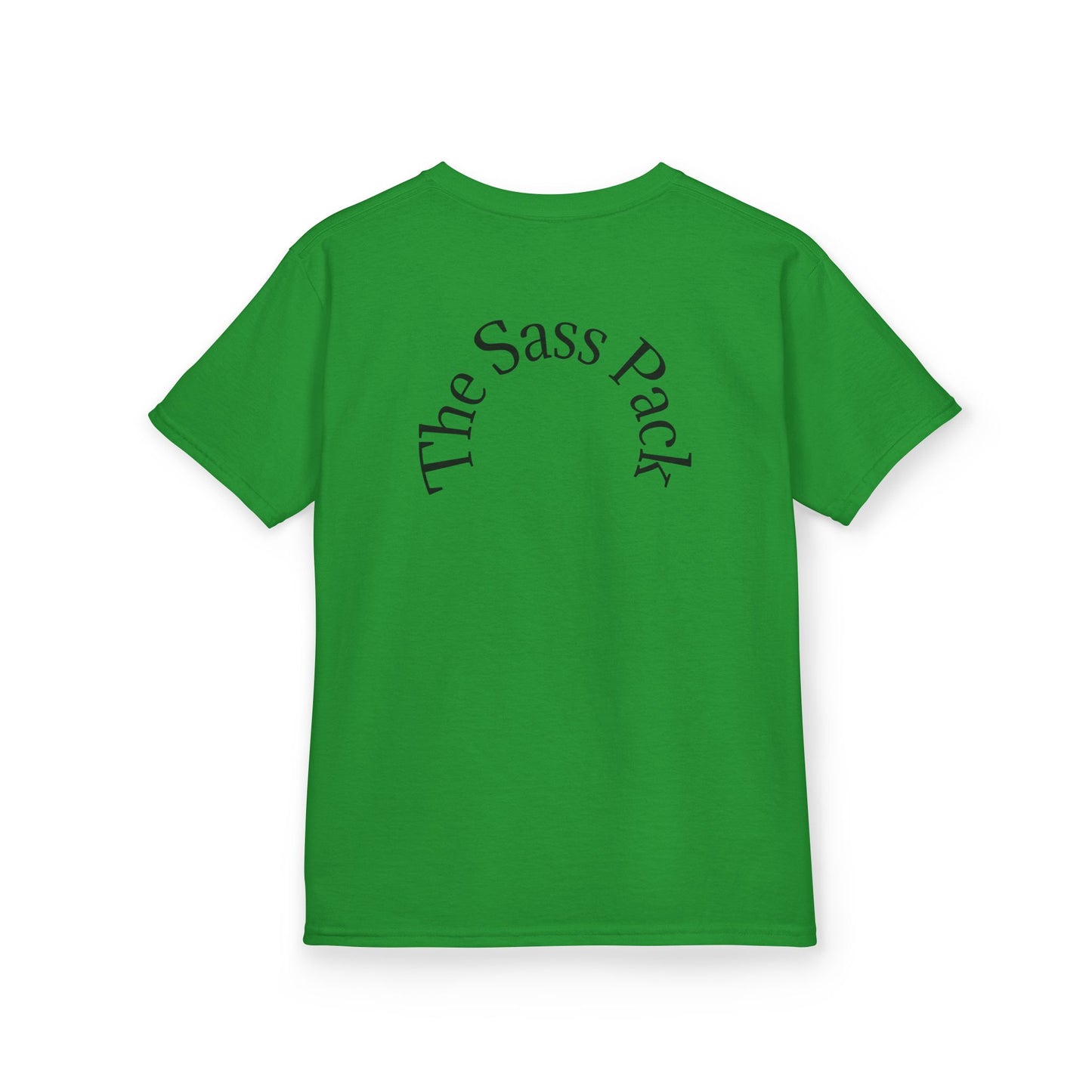 Sass Pack Kids Tee - Fun & Playful Dog Design
