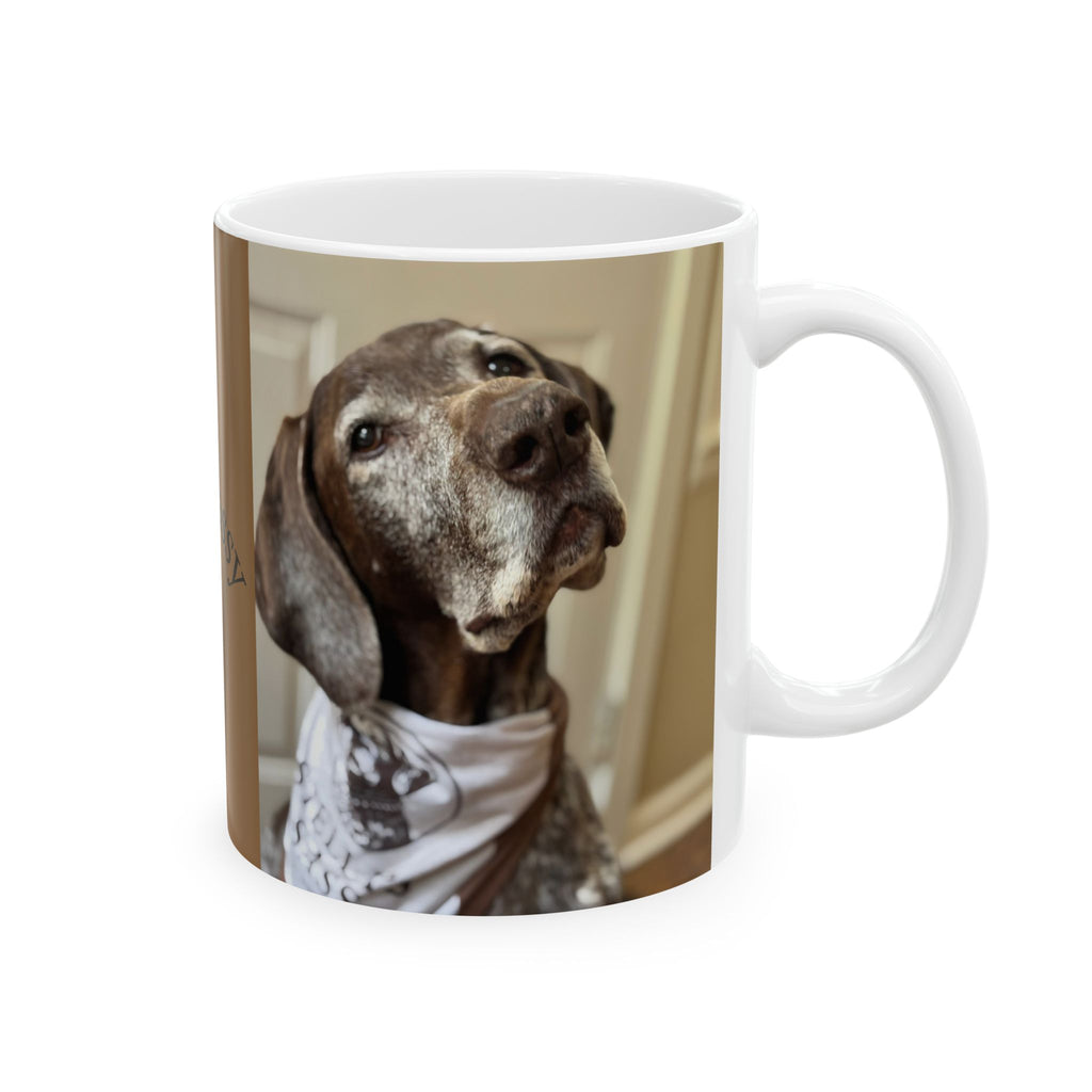Custom Dog Themed Ceramic Mug - 'Stay Sassy' Design 15 oz