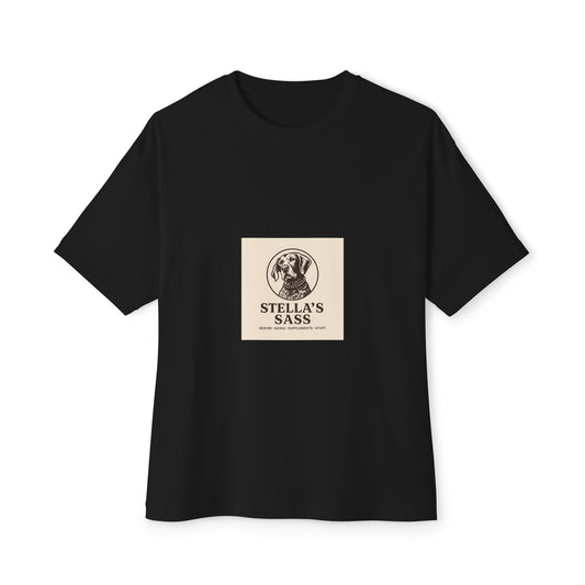 Stella's Sass Unisex Oversized Tee - Fun & Casual Statement Shirt