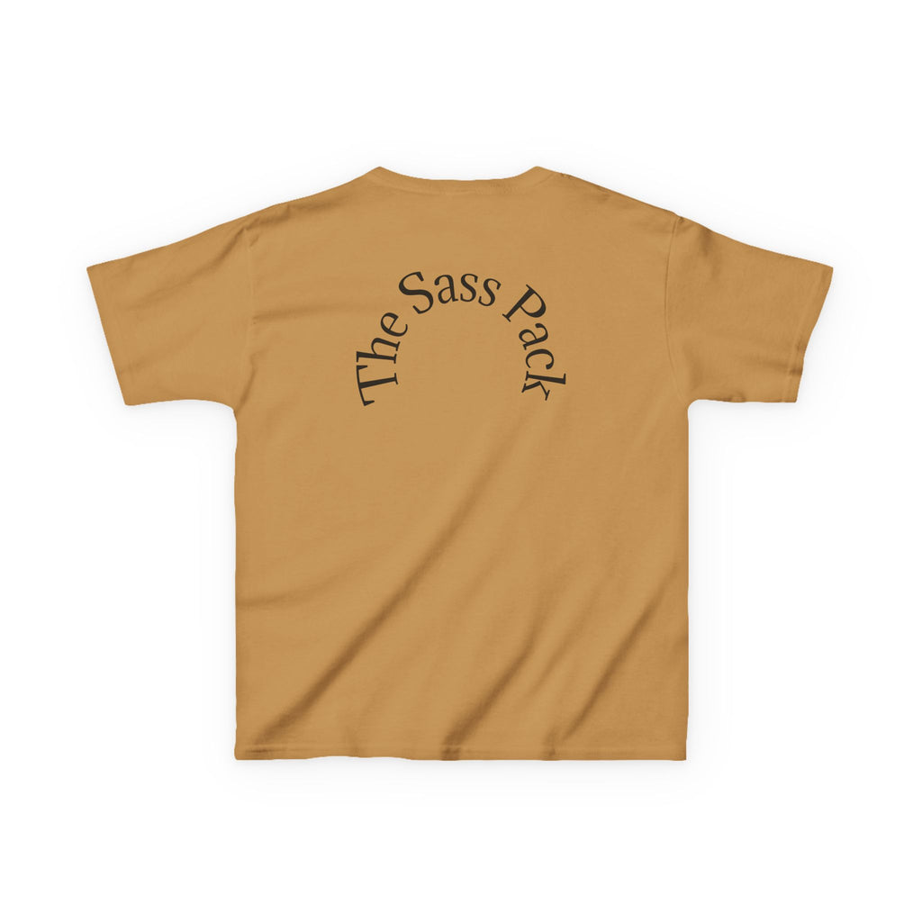 Sass Pack Kids Tee - Fun & Playful Dog Design