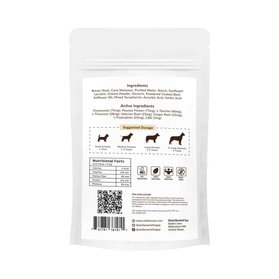 🛍Stella’s Slow Jamz CBD Soft Chews for Dogs (150mg)