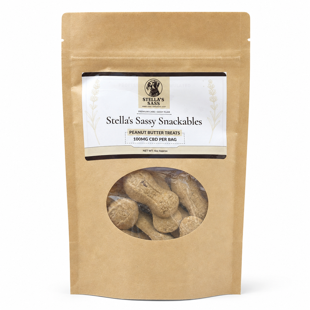 🛍 Stella’s Sassy Snackables CBD Peanut Butter Treats (100mg)