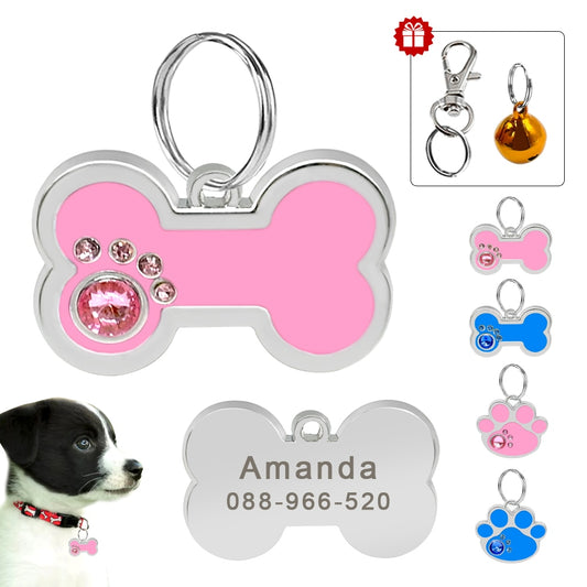 Personalized Dog ID Tag Pet Dog Accessories